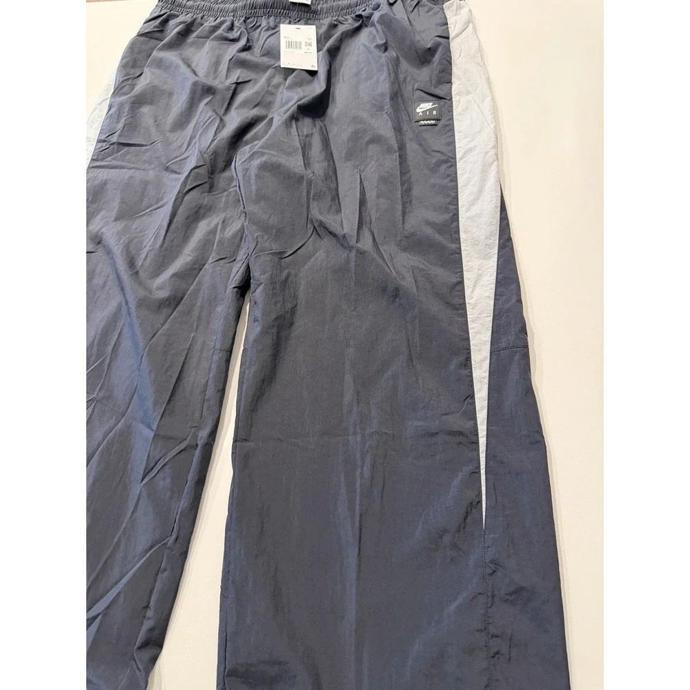 Nike Air Woven Track Pants Black White Nylon Mesh HV0874-010 Mens XXL NWT